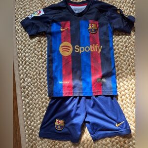 FC Barcelona Jersey and Shorts